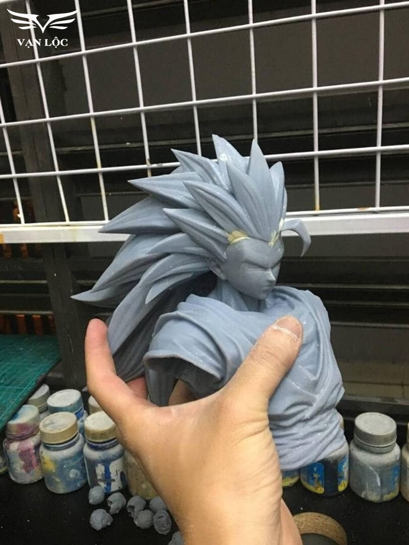 in 3D nhân vật Son Goku dragon ball