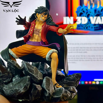 Hoàn thiện in 3D mô hình nhân vật Luffy