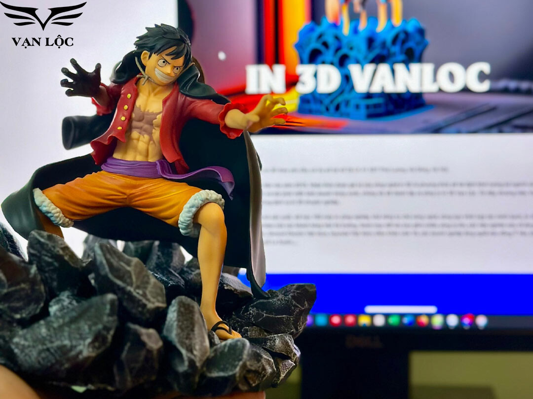 In 3D mô hình nhân vật Luffy