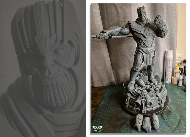 Dự Án In 3D Resin Mô Hình Thanos